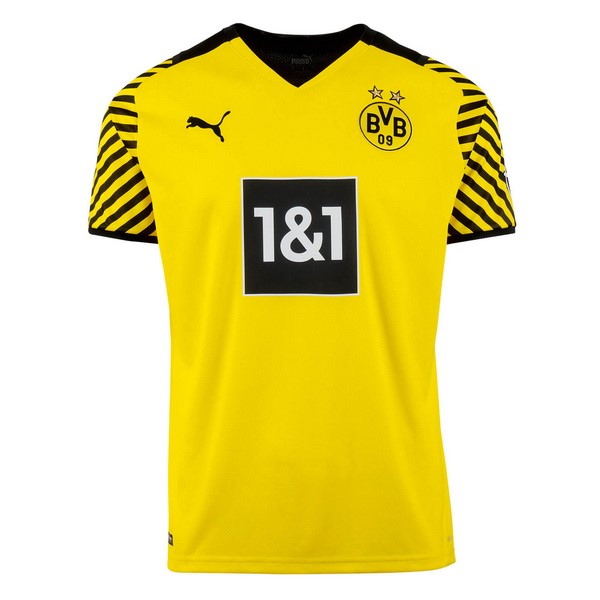 Tailandia Camiseta Borussia Dortmund 1ª 2021/22 Amarillo